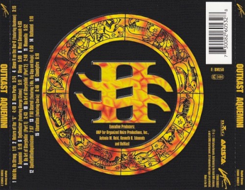OutKast - Aquemini back cover