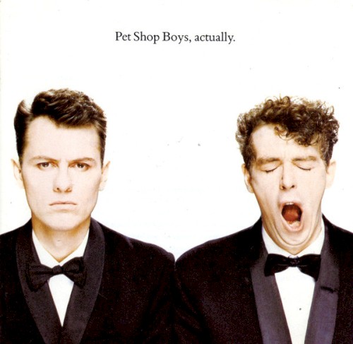 Pet Shop Boys — Actually cover art