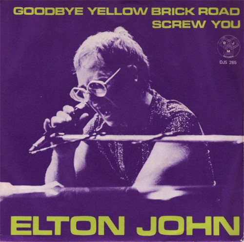 Elton John — Goodbye Yellow Brick Road cover art